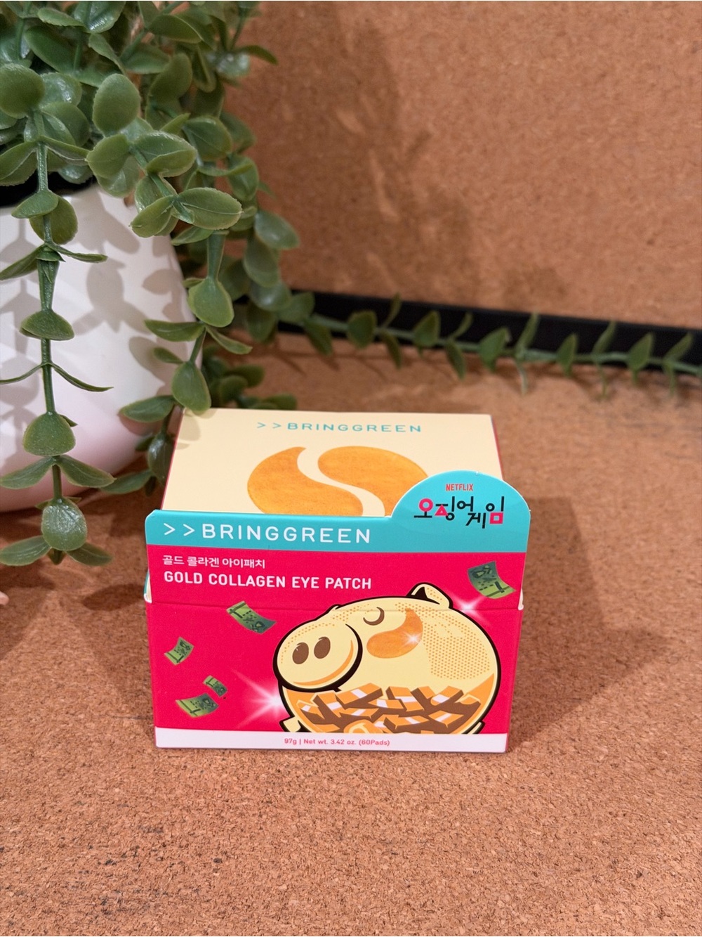BRINGGREEN Gold Collagen Eye 60 Patches - Squid Game Collaboration Edition